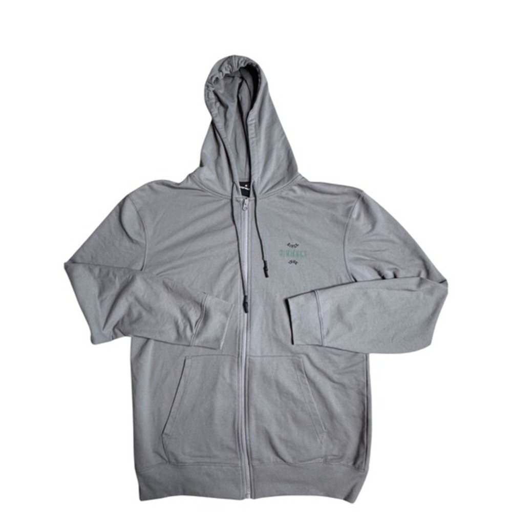 Y2K Airwalk Graphic Full Zip Hoodie L Skull Skater Streetwear